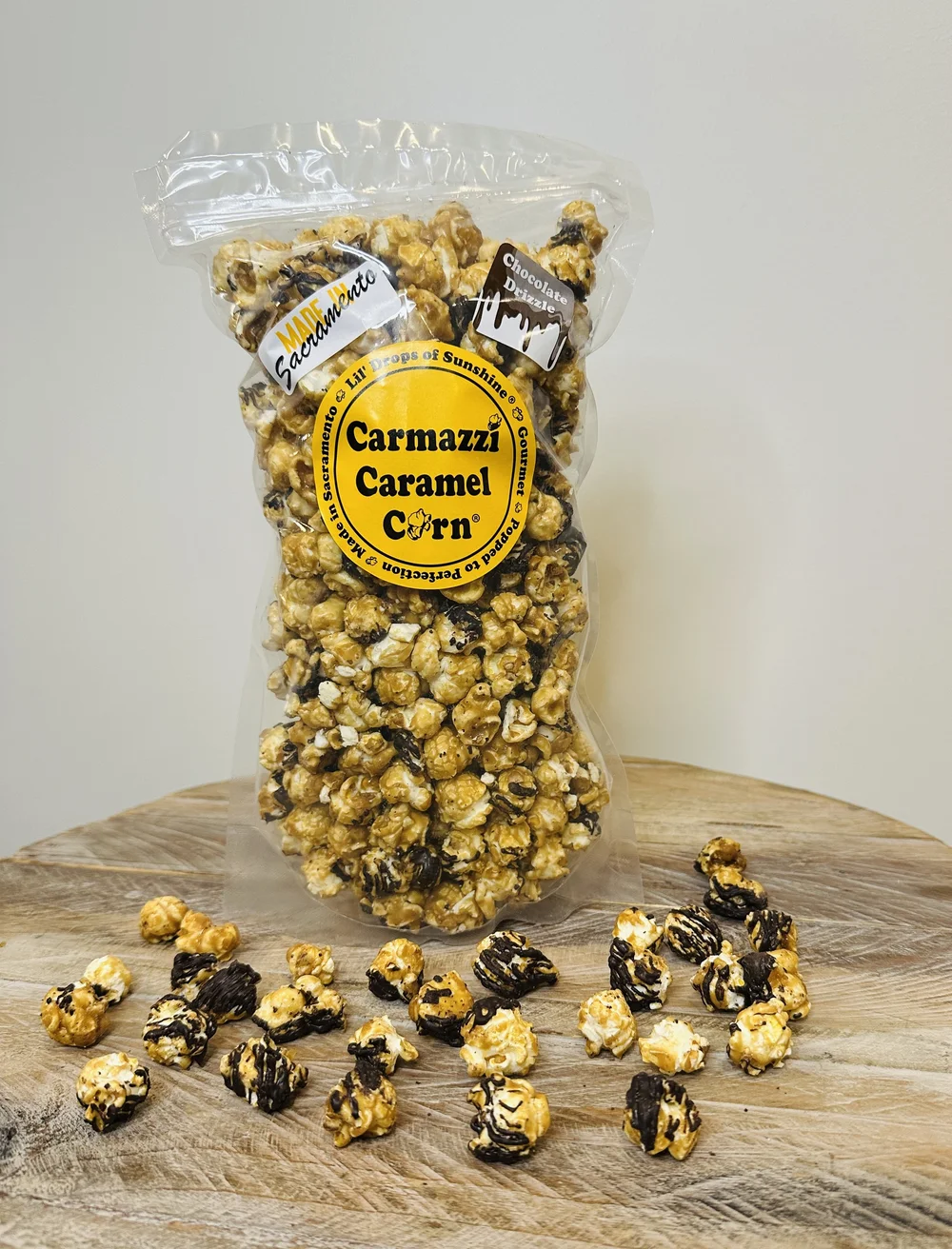 Chocolate Drizzle Popcorn — Carmazzi Caramel Corn